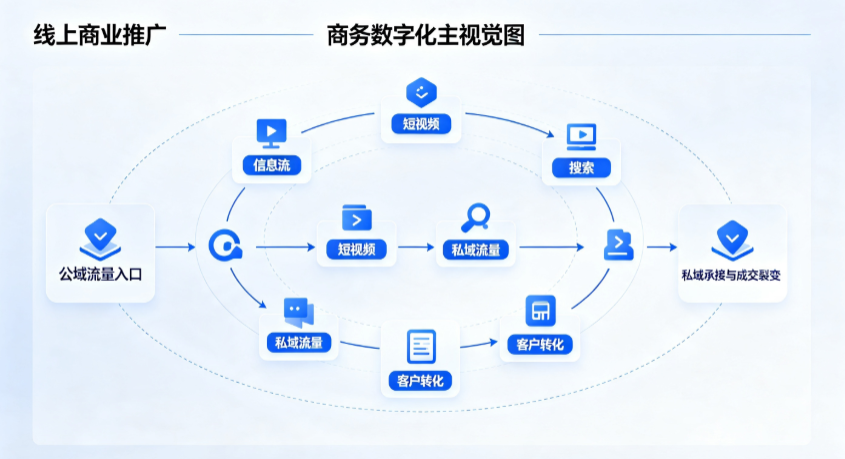 宁都县线上商业推广怎么做？全域流量闭环搭建与低成本转化实战指南
