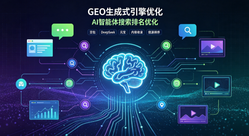 宁都县GEO 浪潮来袭：生成式引擎优化崛起，创作者争抢豆包、DeepSeek、元宝智能体流量入口